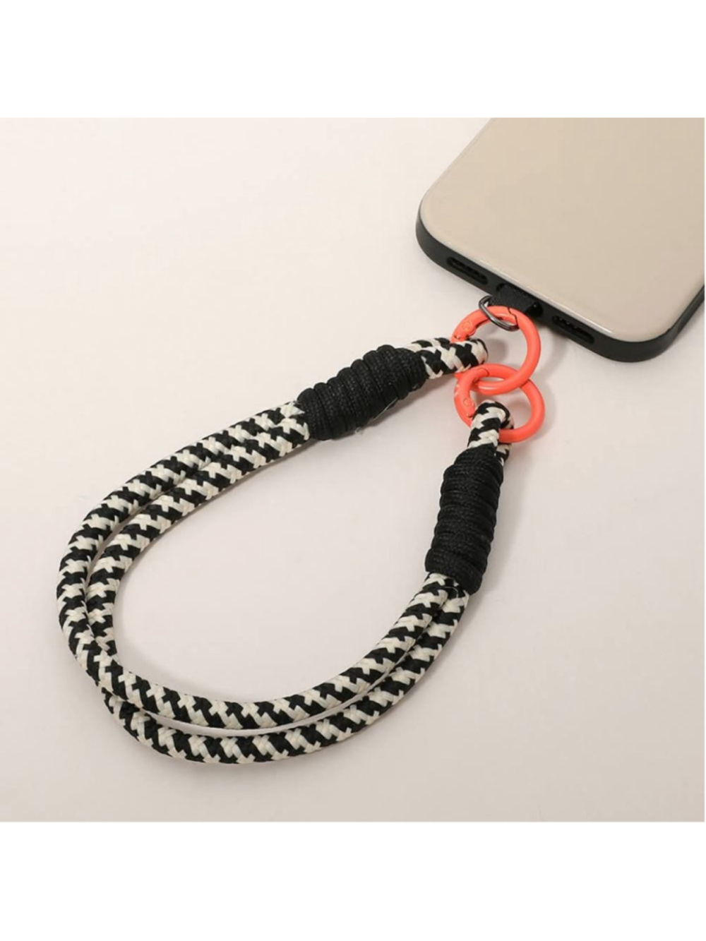 Unisex Unbranded Cell Phone Waistlet Lanyard One Size Black White